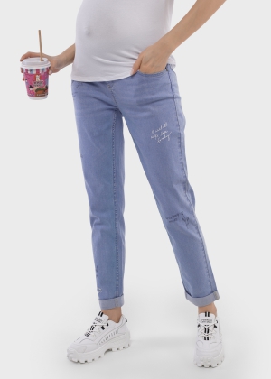 Jeans "Style 035" for pregnant women; color: light denim - 42/50