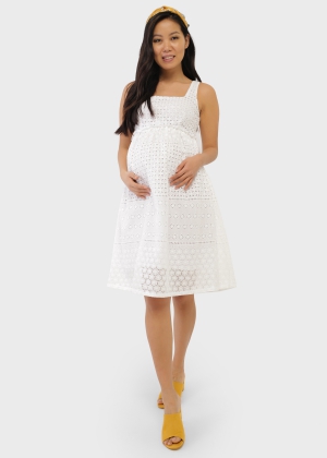 Летнее хлопковое платье-сарафан для беременных