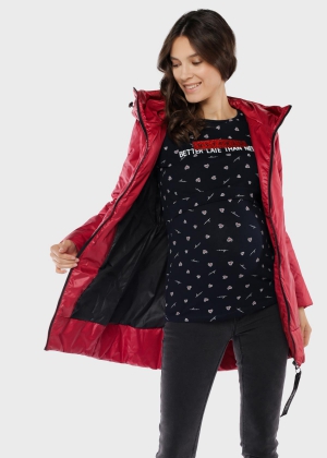 Demis jacket. 2in1 "Bern" for pregnant women; red